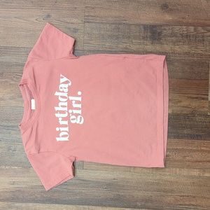 Birthday Girl shirt size 6
